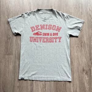 Y2k jansport brand denison university short sleeve tee